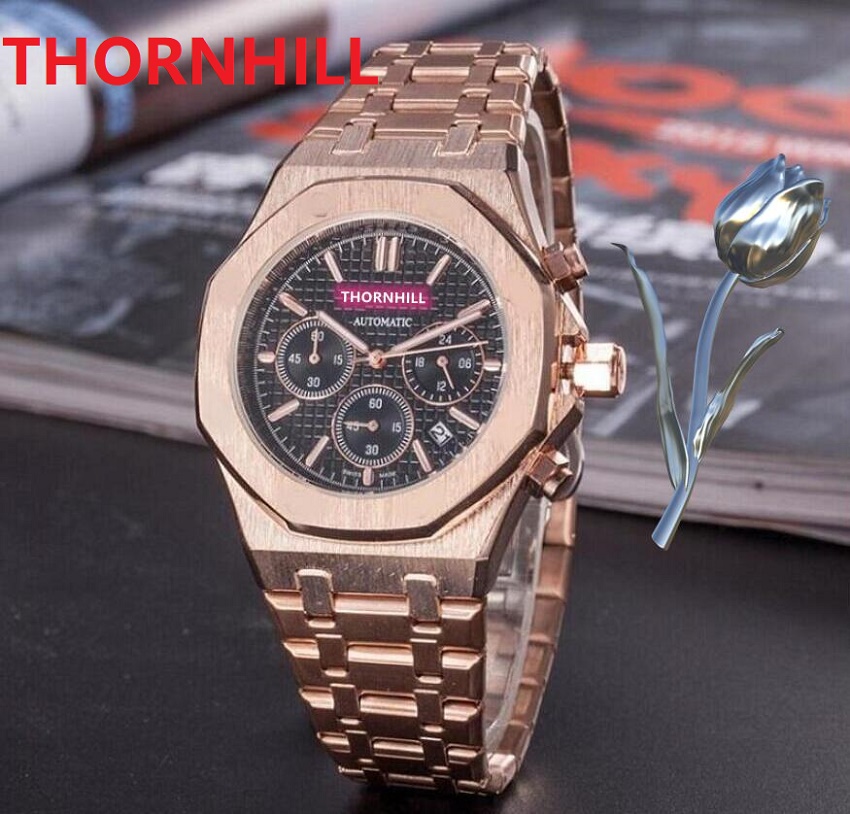 

On sale luxury quartz mens watches fashion six stiches designer day date men watch gifts small dials working date display annual explosions highend wristwatch, As pic