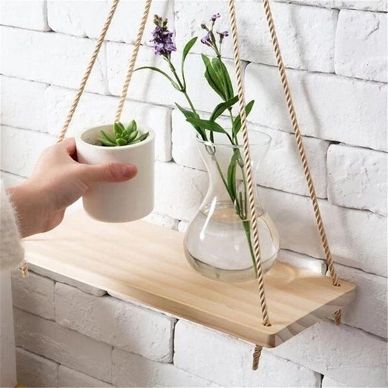 

Other Home Decor Ins Nordic Style Wall Hanging Bedroom Study Ornaments Simple Decoration Lanyard Racks Bookshelves