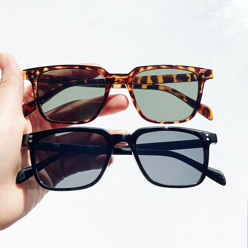 

Sunglasses Luxury Vintage Square For Men Women Brand Designer Sun Glasses Dot Decoation High Quality UV400