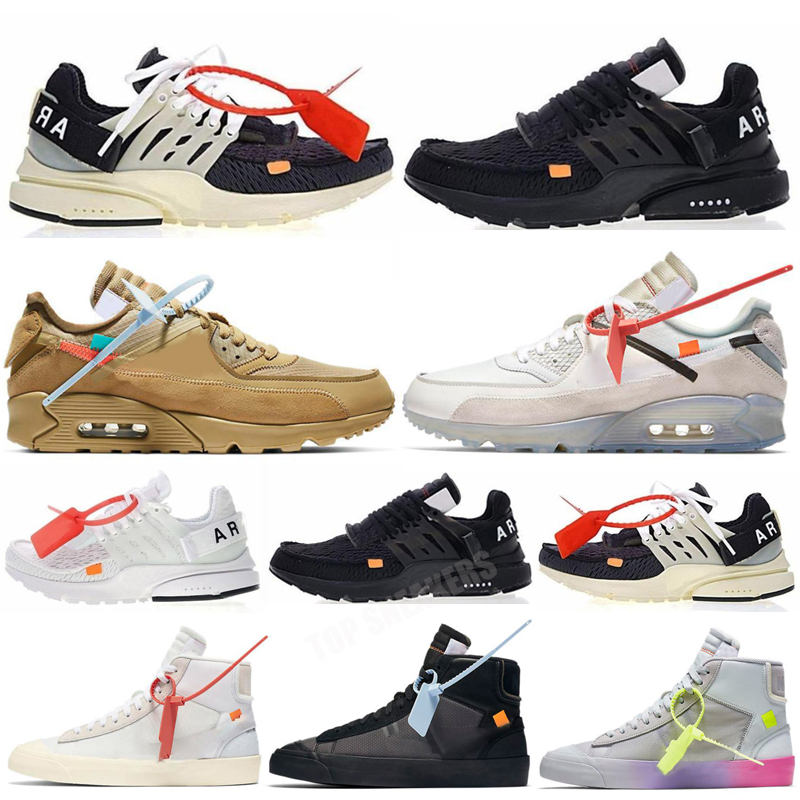 

men's and women's well-off Casual shoes MCA white blue red MAC silver metal Volt low 90's three black green GNER Presto 2.0 Chaussures size 36-45, Color 12