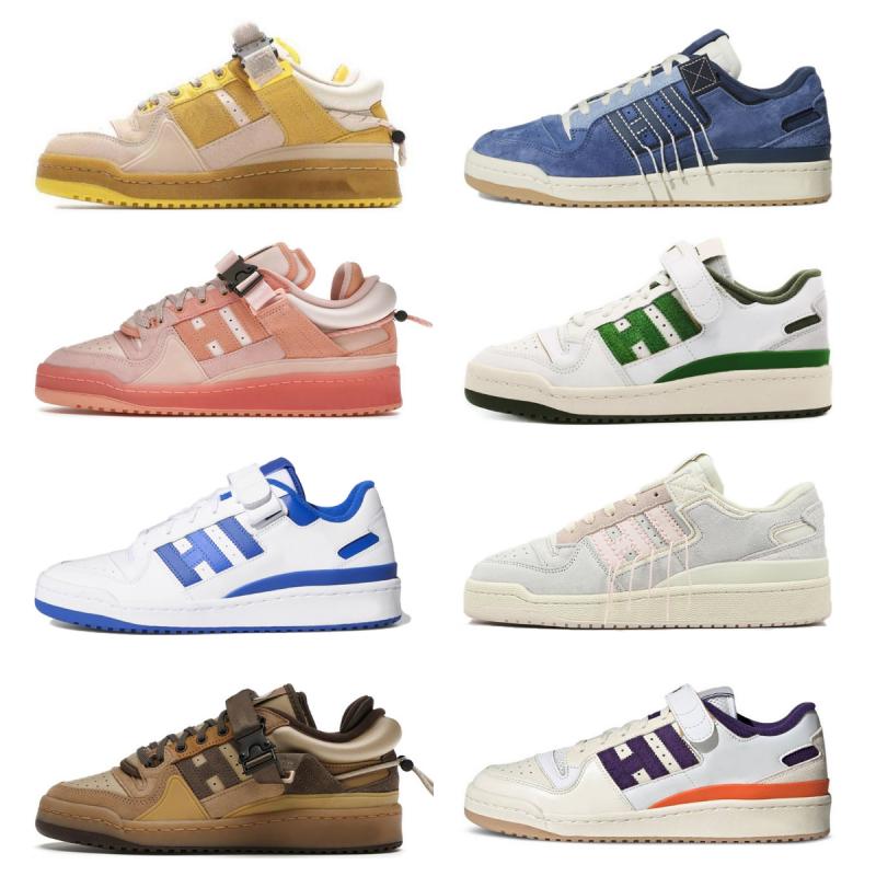 

2022 Bad Bunny Forum Buckle Low Women Mens Sports Shoes Forums 84 Low Cafe Brown Pink Easter Egg Back White Grey OG Bright Blue Wheat Platform Trainers Fashion SneakerS, Bubble package bag
