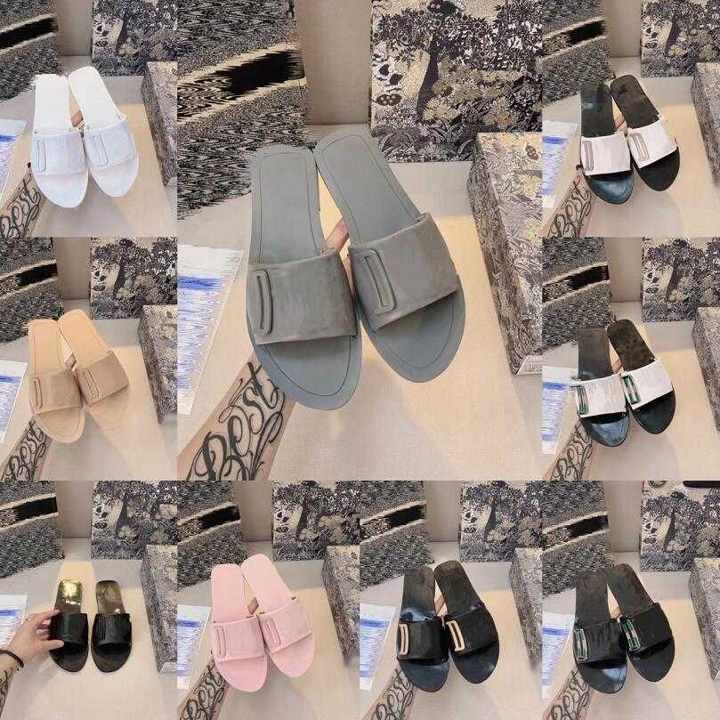 

Women Shoes Slipper Designers Paris Luxurys Sandal Slippers Luxury Calfskin Lining Simple Letter Sandals Retro Style Fashion Leisure Womens, Box