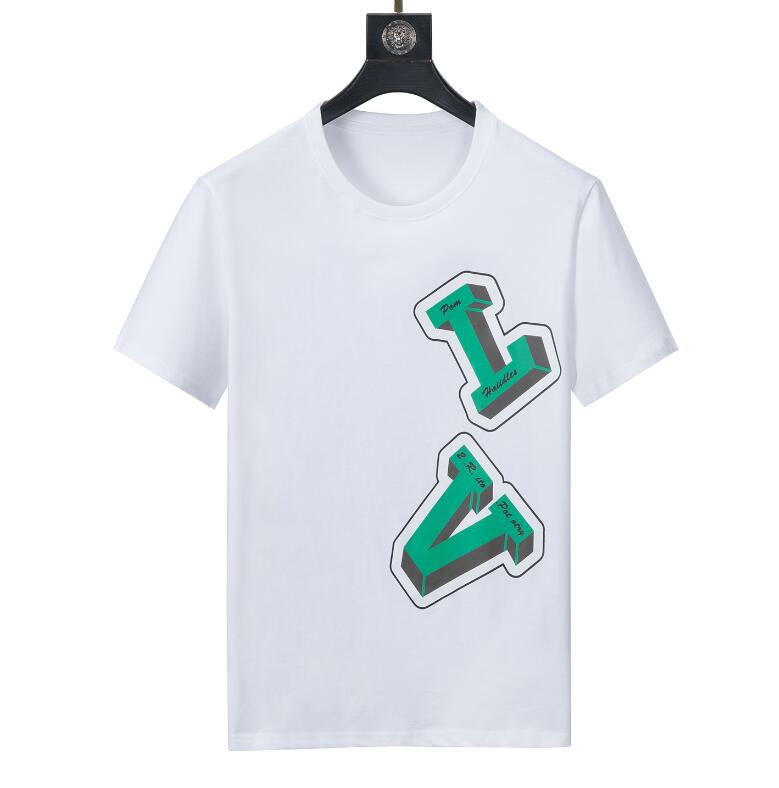 

2022 men's and women's T-shirt short sleeve hip hop letters high quality leisure trend new style