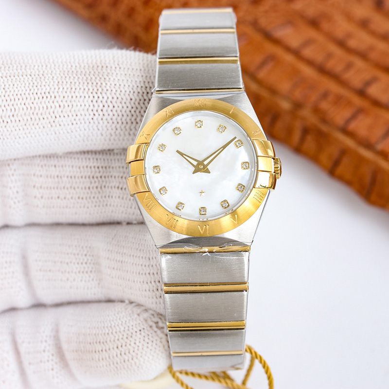 

Women Watch Quartz Movement Watches 27mm Waterproof All Stainless Steel Ladies Wristwatch Montre De Luxe, Colour 1