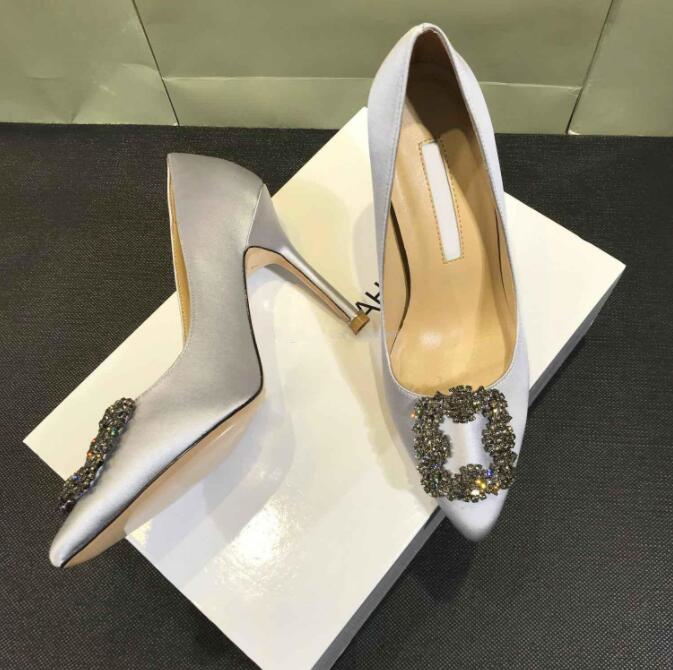 

2023 New fashion Brand Designer Party Shoes Women Ladies Sandals Dress Shoes Pointed women Leather heels, 10