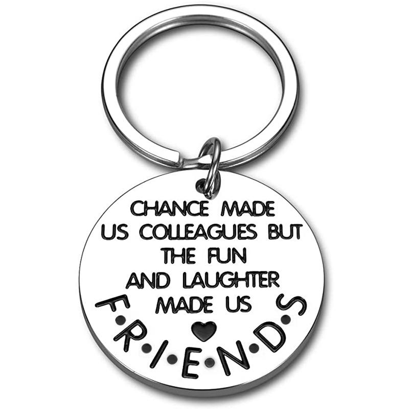 

Keychains Coworker Keychain Colleague Gifts For Birthday Christmas Friends Women Men Key Chain Boss Ring 2022 Retirement