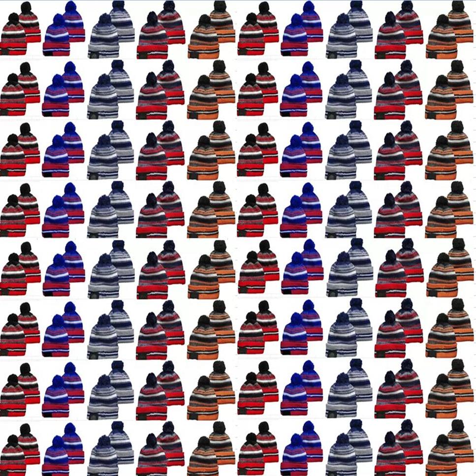 

Sideline Beanies Hats American Football beanie 32 teams Sport Knit Caps Mens Winter Skullies Mixed Order316r, Red