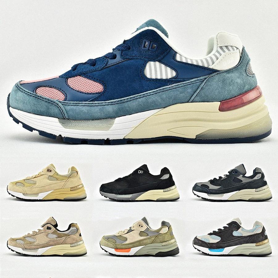 

New Ballance Nb New M992 992 Designer Casual Shoes Skate Shoes Black Grey Suede Men Women Series American Origin Classic Retro All -Match Db