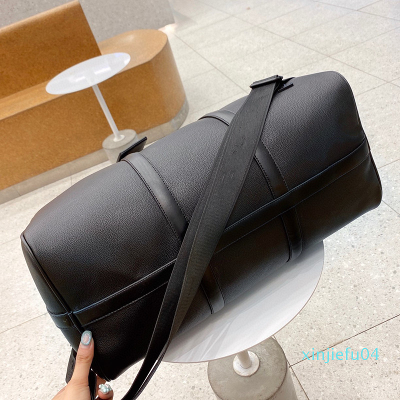 

2022 luxury fashion men women high-quality travel duffle bags bandouliere 40 45 designer bags luggage handbags With lock large capacity DF25, Black