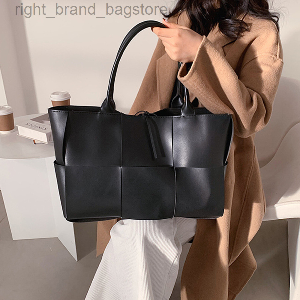 

Designer Big Shoulder Bags for Women Overlarge Woven Women's Handbags Luxury Tote Shopper Purses Bags for Women Clutch 2022 New W220813, Coffee