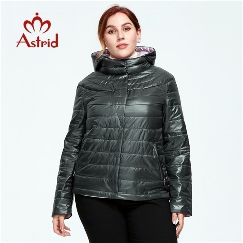

Astrid Autumn Winter Women's coat women Windproof warm parka fashion thin Jacket hood large sizes female clothing 9299 201127, T041 camel