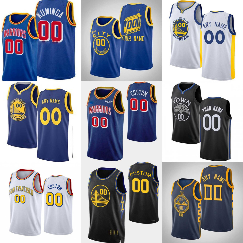 

Basketball Jerseys 75th Custom Men Women Golden State''Warriors''8 Nemanja Bjelica 9 Andre Iguodala 00 Jonathan Kuminga 1 Damion Lee 12 Quinndary Weatherspoon, Color