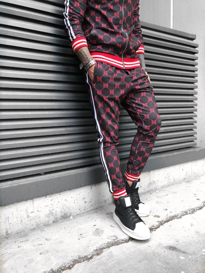 

Men's Tracksuits Men's Tracksuit Spring Autumn Fashion Plaid Casual Two Piece Set Sports Suit Clothing Men SetsMen's, Khaki