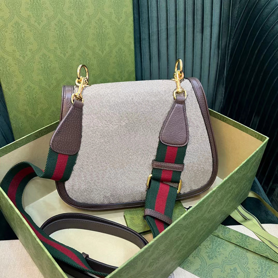 

crossbody bag Circular interlocking backpack 28cm 699268 woman tote bags fashion canvas shoulder bag designer bagss lady purse With box G240, Brown