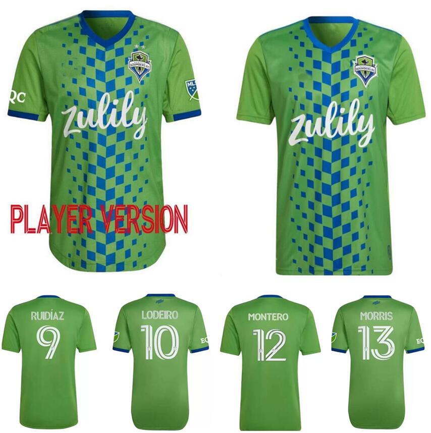 

2022 2023 Seattle Sounders FC SOCCER JERSEYS away 22 23 Roldan Ruidiaz Lodeiro Montero MORRIS camisetas de futbol DELEM football shirts MAIL