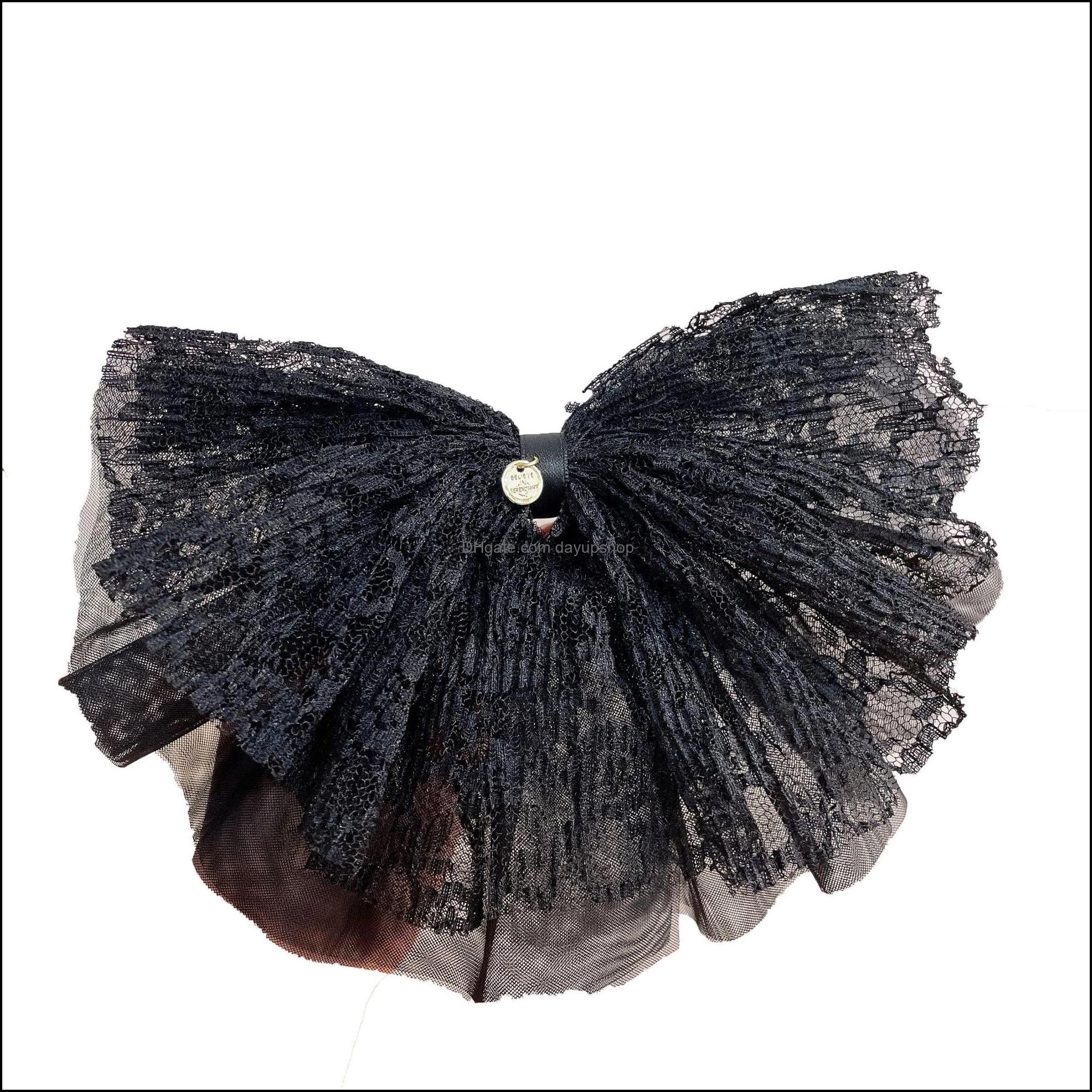 

Hair Clips Barrettes Jewelry New Fashion Large Lace Spring Clip Hairpin For Woman Girls Temperament Girl Hairgr Dbr