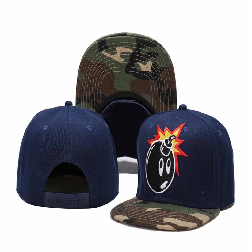 

The Hundreds bomb camo brim Men's Snapback classic mens & women newest designer adjustable caps gorras bones embroidered hiph2105