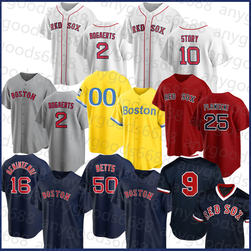 

Boston Red 2022 New Sox Baseball Jersey 28 J.D. Martinez 10 Trevor Story 34 David Ortiz 9 Ted Williams 2 Xander Bogaerts 5 Enrique Hernandez 11 Rafael Devers 41 Chris Sale, 2022 mens(hongwa