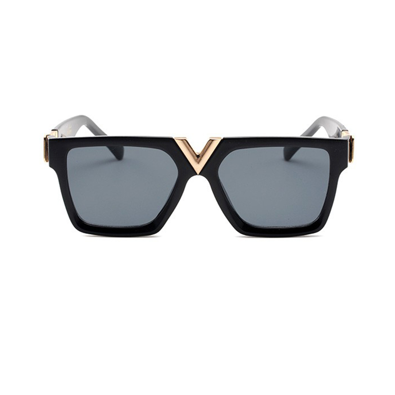 

vintage attitude sunglasses designer Woman Sunglass fashion men eyewear gold V letter glasses frames Beach shades eyeglass womens girl sunglasses lot wholesale