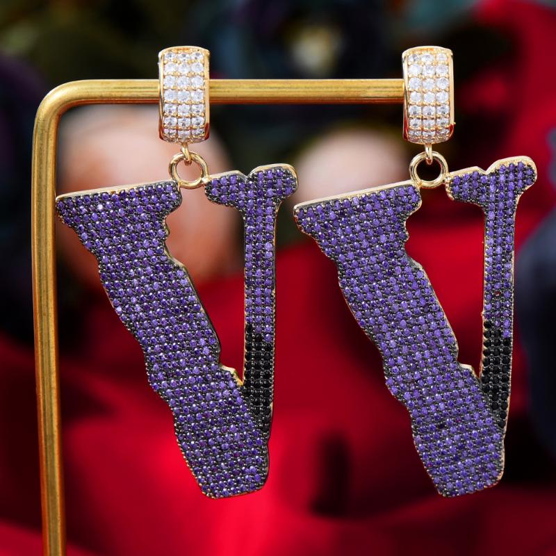 

Dangle & Chandelier Luxury Butterfly Earrings For Women Wedding Shell Pearl Cubic Zirconia CZ Brazil Bridal Jewelry Accessories GiftDangle C