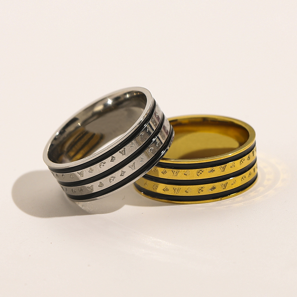 

Luxury Jewelry Designer Item Rings Women Love Charms Wedding Supplies 18K Gold Plated 925 Silver Plated Stainless Steel Ring Fine Finger Ring ZG1703