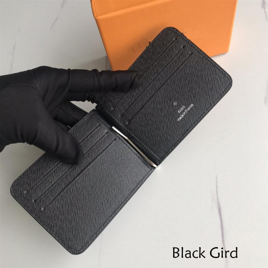 

POCKET ORGANIZER Money Clip High quality Leather Wallet Men Day Cluch Designer Wallets Card holder 66543303q, Red