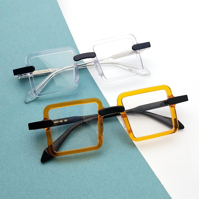 

Fashion Sunglasses Frames Belight Optical Acetate Square Shape Design Women Men Vintage Retro Prescription Lens Eyeglasses Frame Eyewear G22