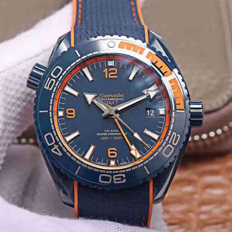 

Ome 600 Deep Sea Blue Series Men's Watch Glass Mirror Automatic Mechanical Movement, Khaki