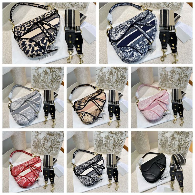 

2022 Newest Designer Bags Ladies Luxury Black High Quality Leather Saddles Bag Handbags Ladies Crossbody One Shoulder Evening Bags