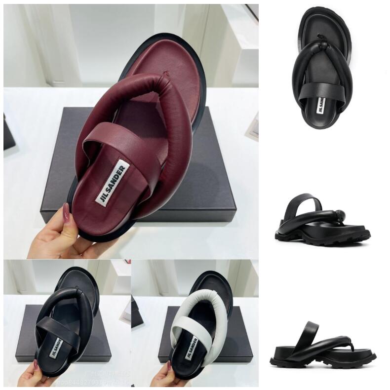 

Italy Designer platform sandals touch-strap fastening crossover-strap chunky shoes square-toe sandal maroon padded chunky leather touch strap Slippers, Boxes jilbox