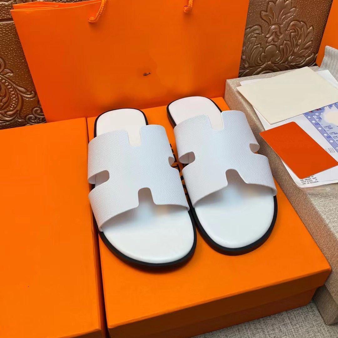 

2022S High quality summer men slippers made flat hollow sandals designer luxury brand Classic men's drag mkjl00012