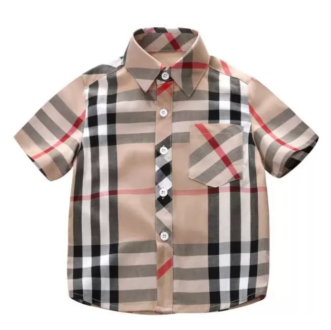 T-shirts de mode à plaid