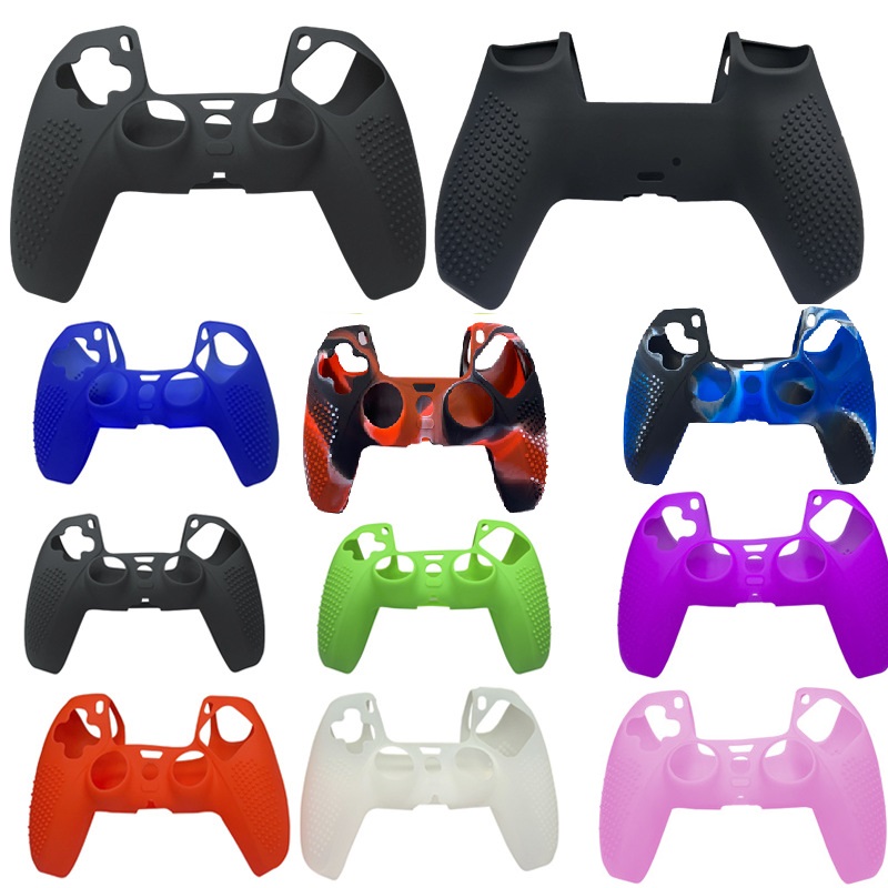

3D Studded Controller Protective Case Cover for PS5 Anti-Slip Rubber Protector for Playstation 5 Soft Silicone Ergonomic Skin Grip