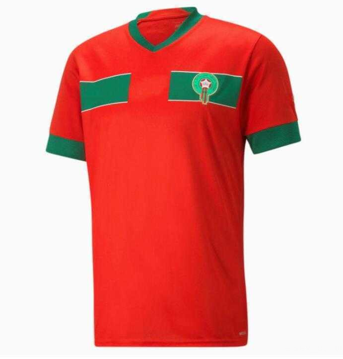 2022 2023 Morocco Soccer Jerseys HAKIMI ZIYECH National Team Mens 22 23 Special Edition Home Red Away Boufal SAISS EL- ARABI FAJR EN-NESYRI-image-776487736