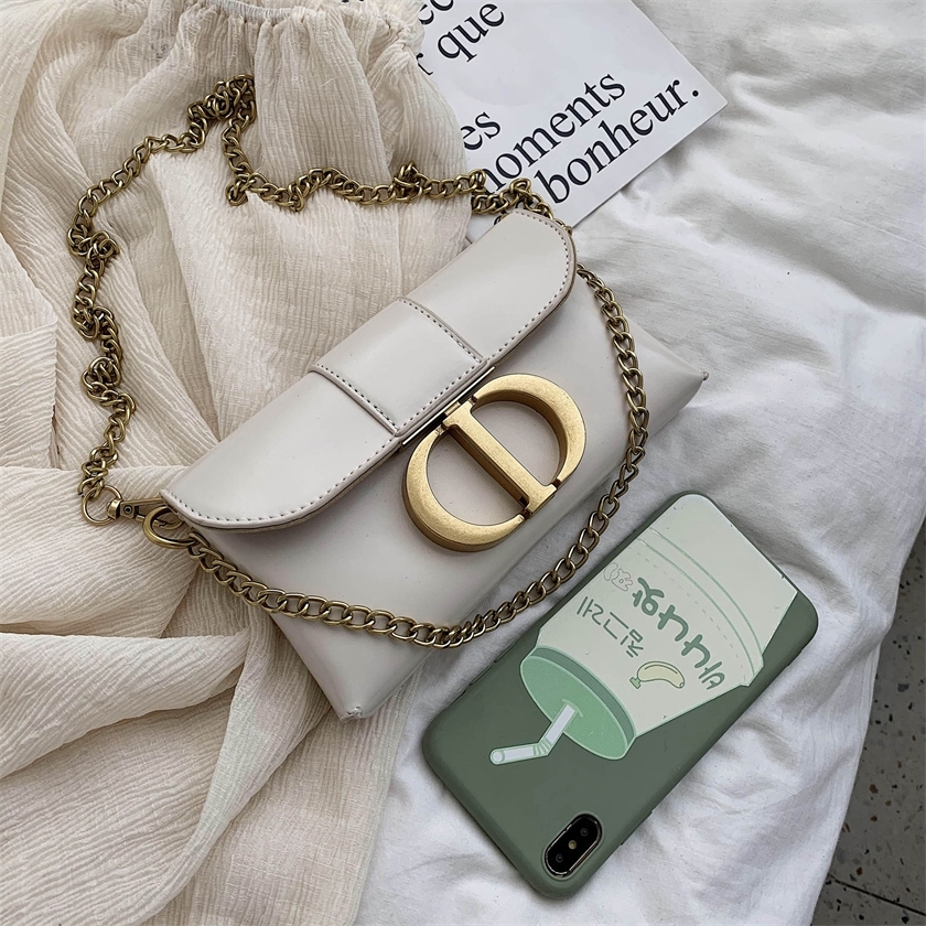 

46% OFF 2022 trendy bags Summer Mini chain small bag female new popular French minority simple one Shoulder Messenger Bag, Black