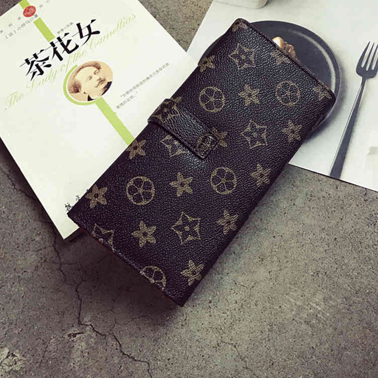 

Designers Wallet Women's Style Double Cover Printed Pu Handbag Change DGDD, Red