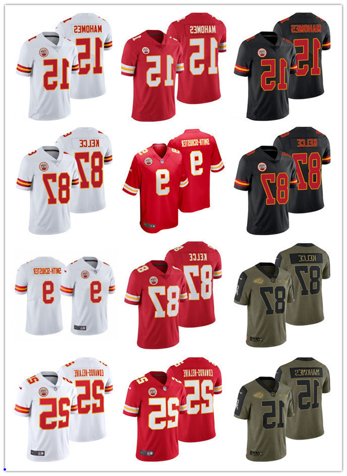 

9 JuJu Smith-Schuster Kansas''City''Chiefs''Men Women Youth 15 Patrick Mahomes 10 Tyreek Hill 32 Tyrann Mathieu 87 Travis Kelce red Football Jerseys, Color