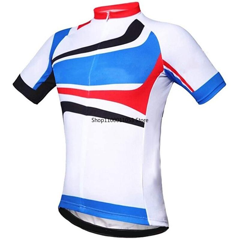 

Racing Jackets Bicycle Quick-drying Short Sleeve Men's Cycling Riding Apparel Bike Clothing Jersey Quality Shirts Slim TopRacing
