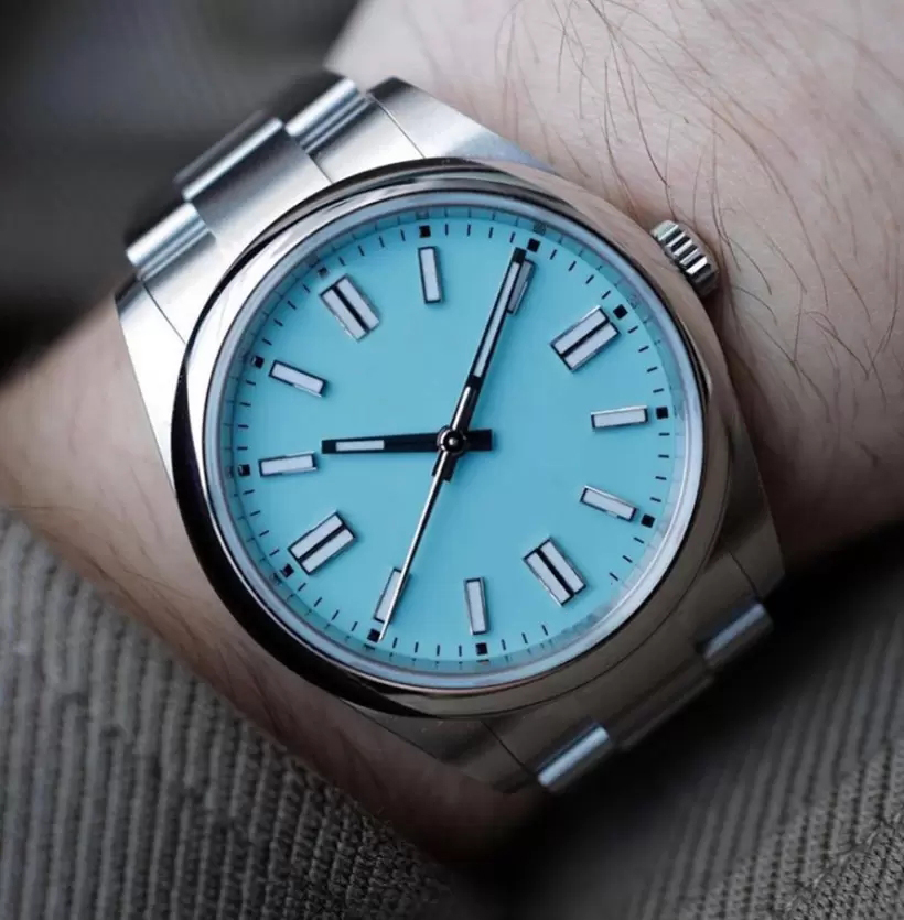 

Low price sale 2022 new 7-color couple automatic mechanical watch stainless steel strap sapphire glass, 0.8mm