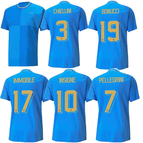 

2022 2023 Italia BONUCCI soccer Jersey home 22 23 JORGINHO INSIGNE VERRATTI men Belotti CHIESA BARELLA finals CHIELLINI ItalyS Pellegrini Immobile FOOTBALL SHIRTS, Home man 2