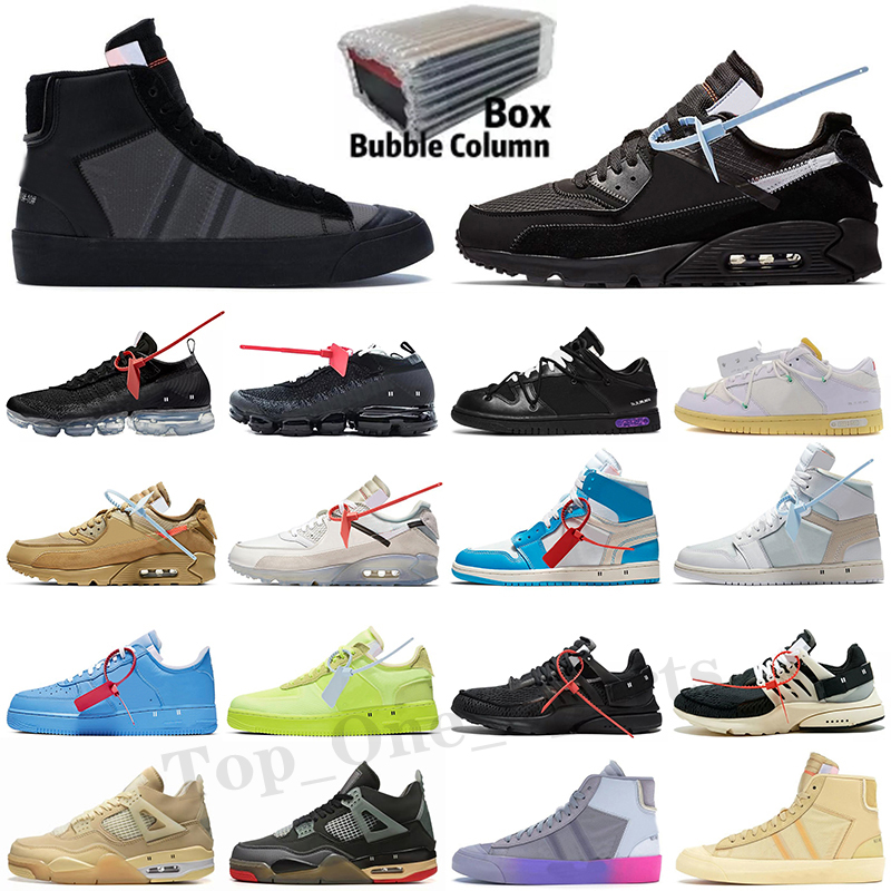 Off prestos running white Shoes mac volt green black 90s fly racer Chaussures designer Zapatos Triple Black Casual Mens Sneakers 36-45