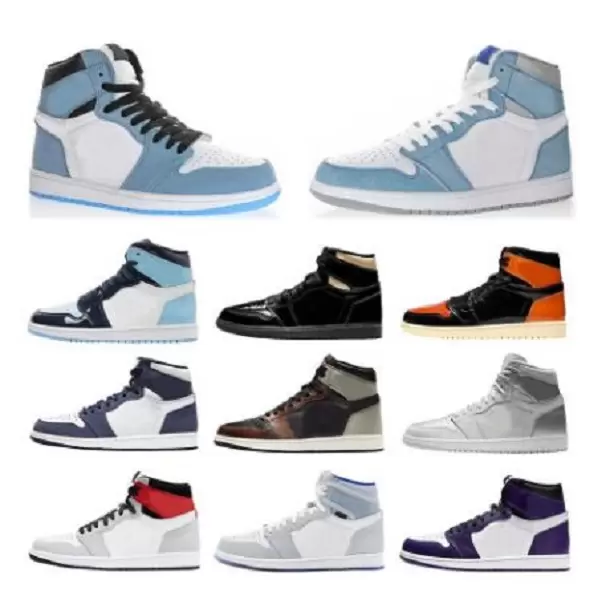 

Jumpman 1 Low 1s basketball shoes Top OG black toe court purple SP men women sneakers Eur 36-46, 13