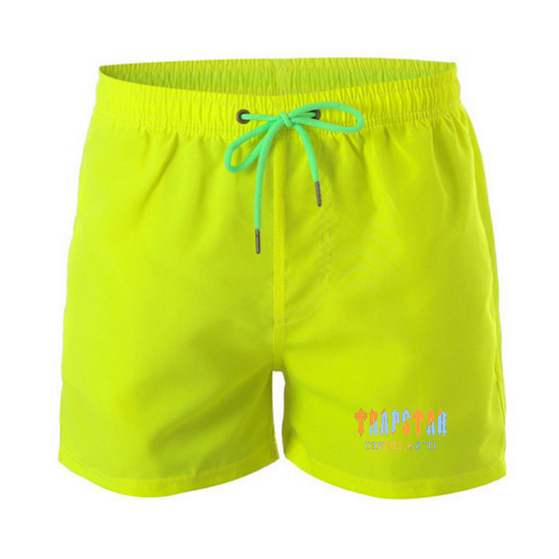 

Trapstar Designer Men Beach Shorts Fitness Muscle Printed Water Sports Surf Mesh Lining Swimwear Fashion Double Layer Bermuda 2023 1ykw, Green