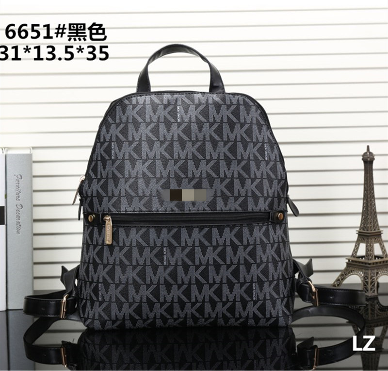 

MICHAELS KOR MKS GGSS LVSS YSLSS 2022 Fashion designer good quality men and womens backpack PU leather luxury travel bag school bag handbags 6651, 31x13.5x35cm