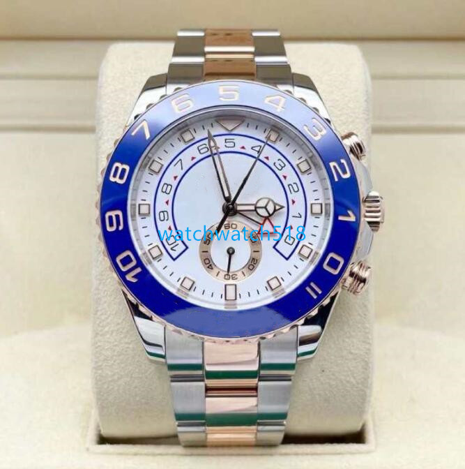 

VR Factory Luxury Mens Watch M116680-0002 Automatic Mechanical 44mm Cal.4161 Movement Sapphire Glass Chromalight Luminous Display Chronograph Swimwristwatch, Two tone