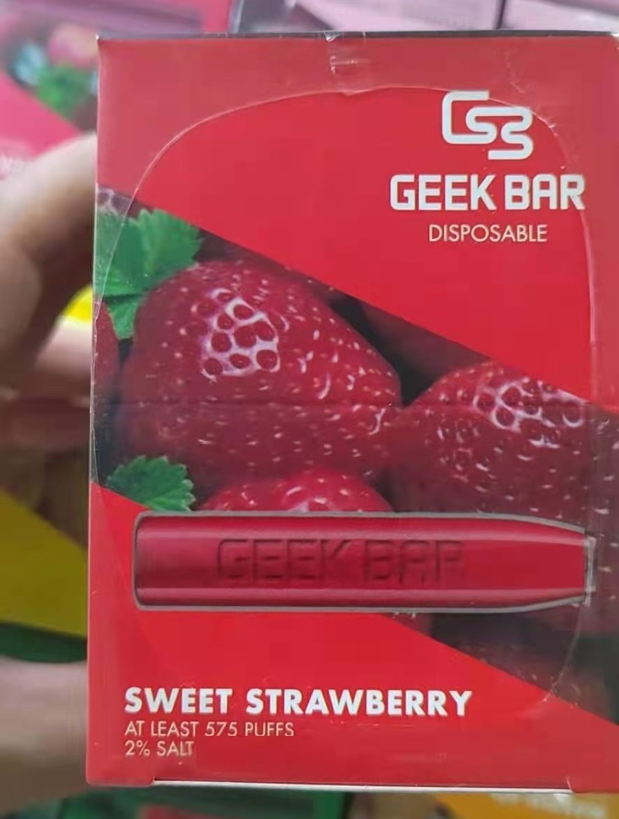 

Geek Bar Electronic Cigarettes 575 Puffs Disposable Vape Pen 2.4ml Pod Pre-filled 350mAh Battery E Cig Kit 2% Level VS ELBAR