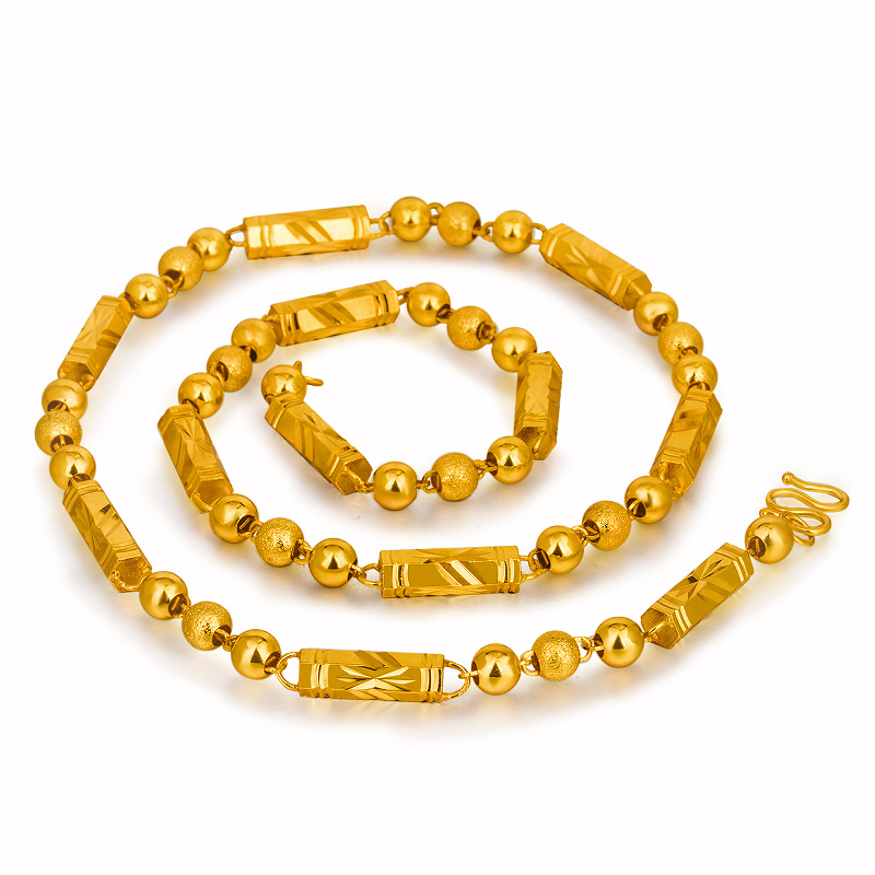 

Simple Men's Gold Hexagon Buddha Necklace Bamboo Thin Chain Jewelry Necklace Boyfriend Birthday Gift Solid Bamboo Necklace Complex Jewelry