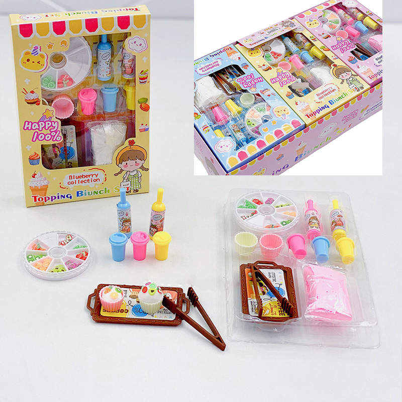 DIY Rainbow Cake Package Children's Play House Toys Olika stilar