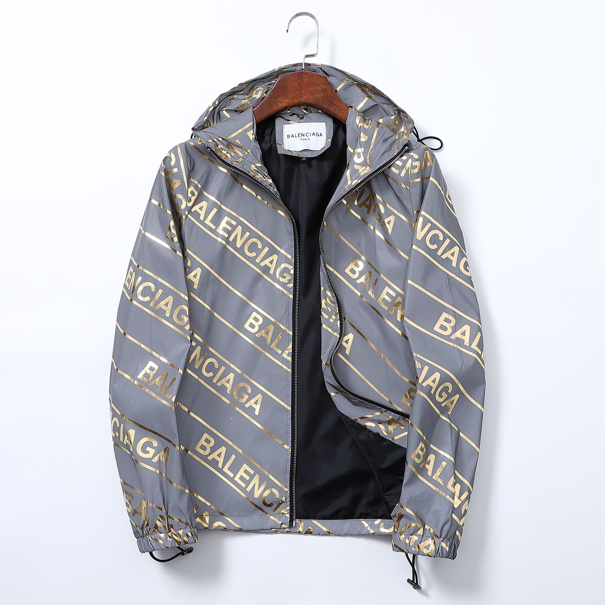 

2022Men's Baseball Jacket Stripe Printed Zipper Uniform Fashion Matching High Quality Winter Warm Clothes Asia Code M-3XL Q19