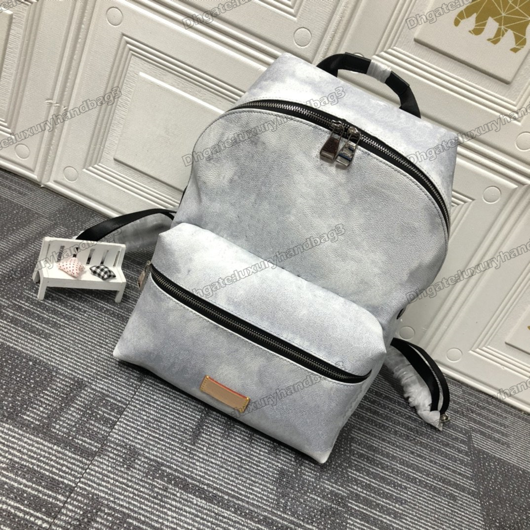 

Mens Designers DISCOVERY PM Men Backpack Classic Leather Fashion Backpacks Bag Double Shoulder Laptop Bags Student Bookbag N50060